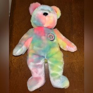 2000 TY Beanie Baby Buddies BUDDY Plush Birthday B.B. Bear  RETIRED
